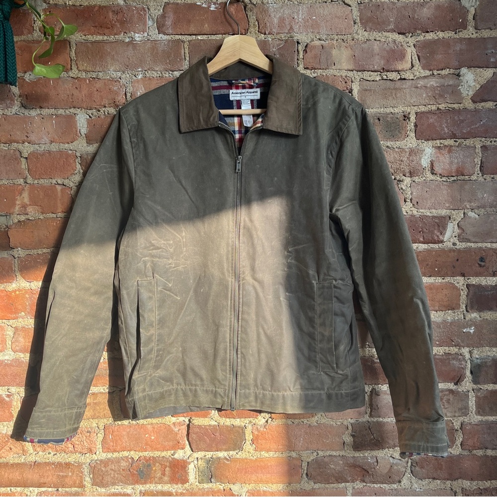 American Apparel Waxed Cotton Jacket